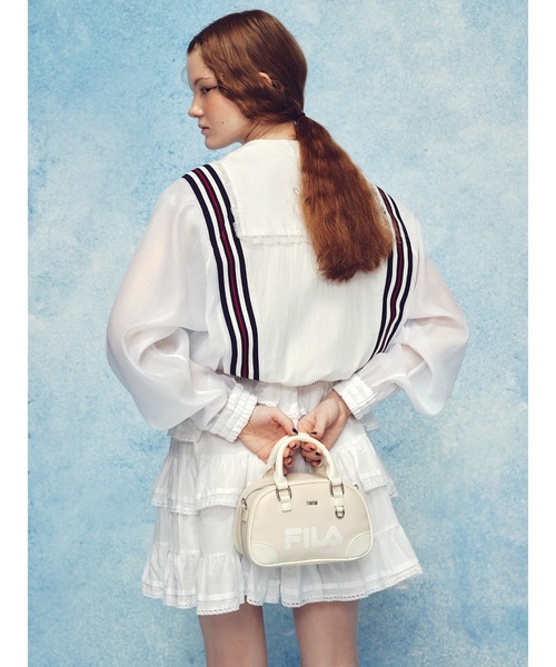 FURFUR FILA コラボ FURFUR（ファーファー） ボストンバッグ 「FILAコラボ」ハンドボストン