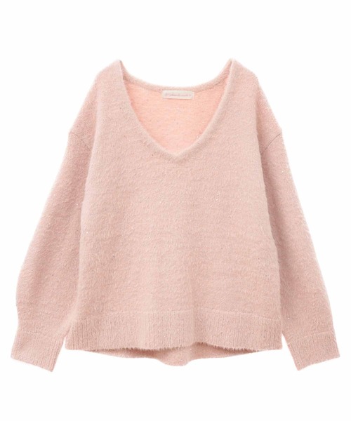 「31 Sons de mode」 Vネックニット 36 オフホワイト レディース_画像9