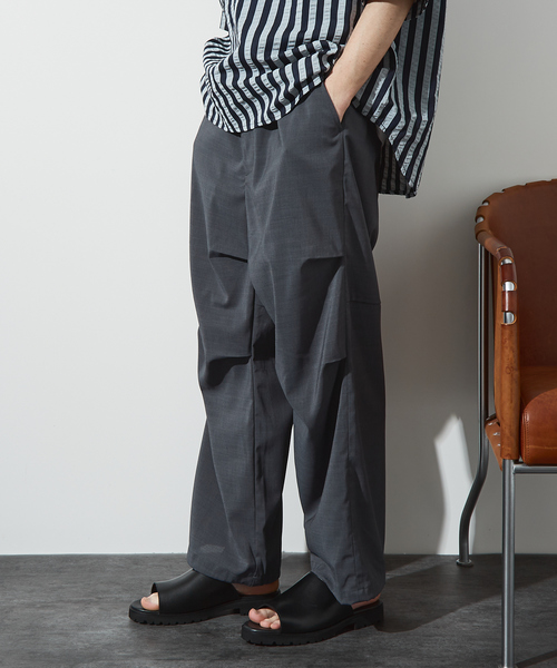 ABAHOUSE（アバハウス） パンツ 「セットアップ対応」 ウーブン ドライ