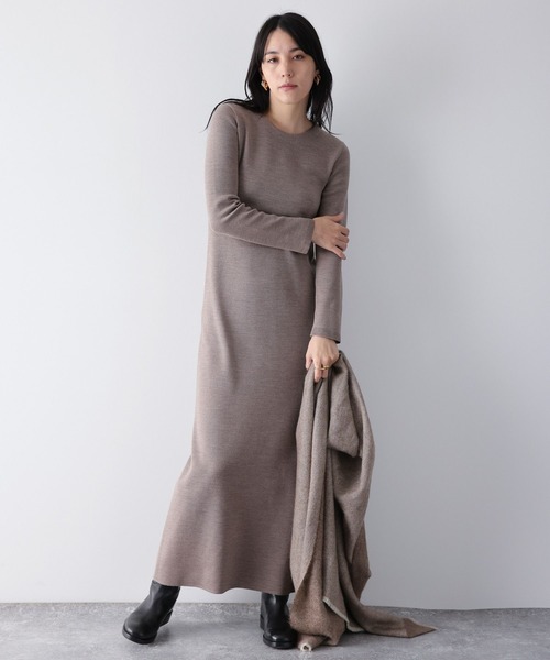 Chaos（カオス） ニットワンピース FREE モカ レディース : ZOZOTOWN