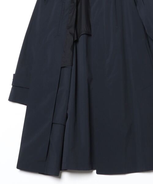 UNITED ARROWS ステンカラーコート/ネイビー/Mサイズ セール】ニットビーバー ステンカラーコート ＜A DAY IN THE LIFE