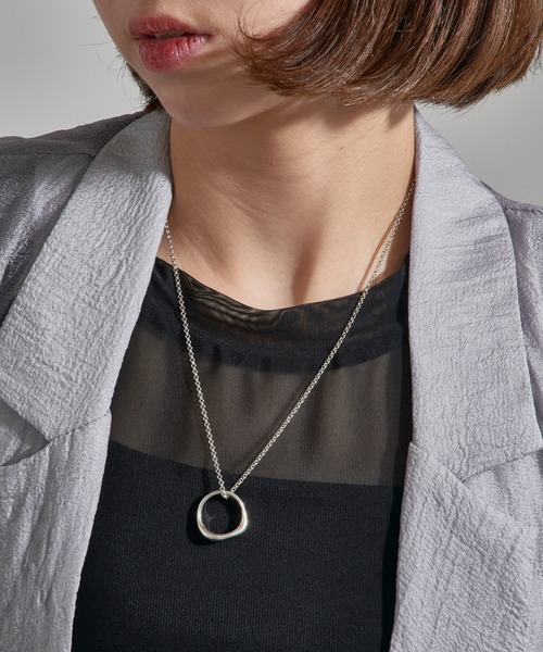 【あられ】PHILIPPE AUDIBERT ELKI ネックレス SLV 別注】＜PHILIPPE AUDIBERT＞JISS チェーンネックレス SLV