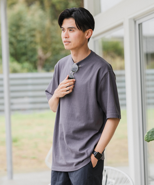 LOOPWHEELER tシャツ for LOWERCASE ツリテンジク ビッグTシャツ