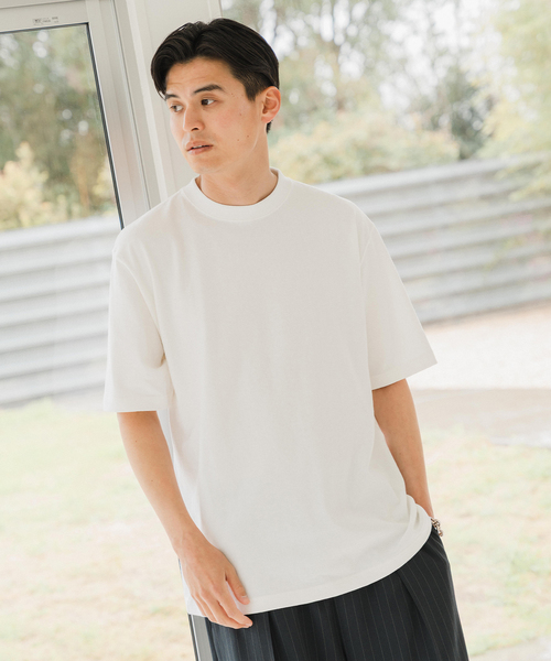 LOOPWHEELER 半袖カットソー Sサイズ LOOPWHEELER tシャツ for LOWERCASE ツリテンジク ビッグTシャツ