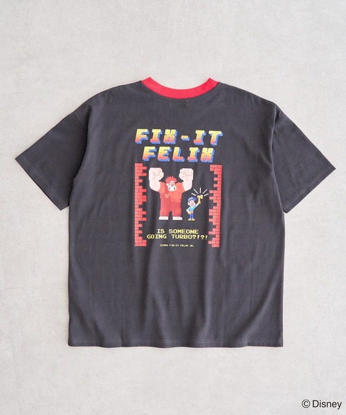 Disney（ディズニー） tシャツ シュガーラッシュ / ゲーム半袖TEE