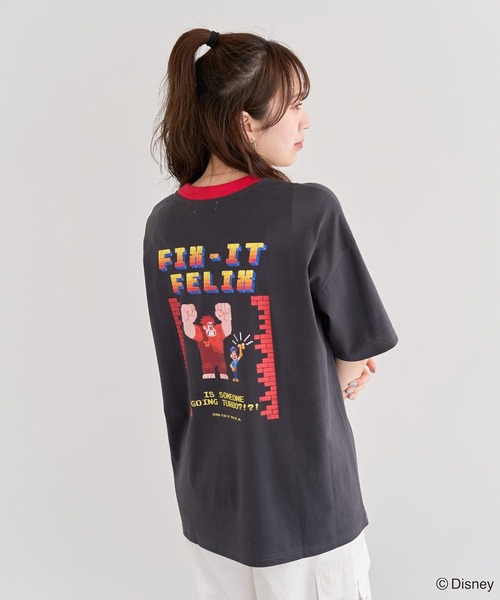 Disney（ディズニー） tシャツ シュガーラッシュ / ゲーム半袖TEE