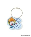 キーホルダー イニシャルチャーム「水森亜土コラボ」の詳細画像3