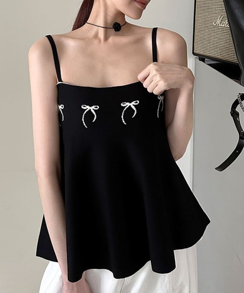 Chick キャミソール リボンデザイン キャミソール : ZOZOTOWN Yahoo!店
