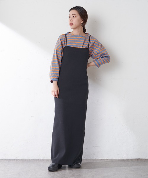 「SHENERY」 ニットワンピース FREE ブラック レディース_画像2