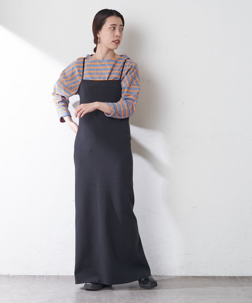 「SHENERY」 ニットワンピース FREE ブラック レディース_画像3