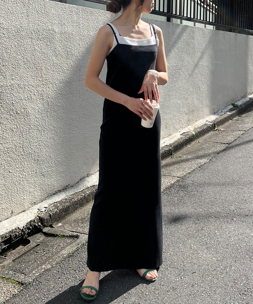 「SHENERY」 ニットワンピース FREE ブラック レディース_画像7