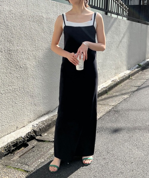 「SHENERY」 ニットワンピース FREE ブラック レディース_画像8