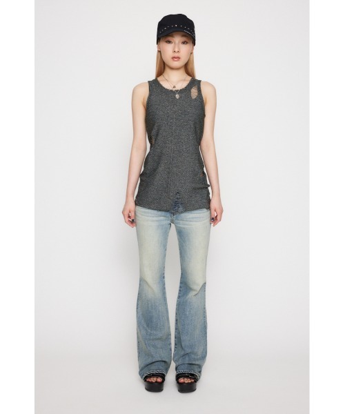 LAGUA GEM VESTA LOW WAIST フレアデニム LAGUA GEM | VESTA LOW WAIST フレアデニム (フレア ) |SHEL