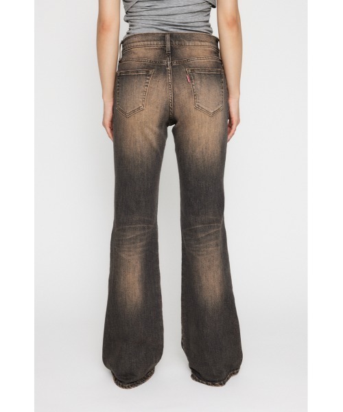 WAIMEA ダメージフレアデニム　L LAGUA GEM | LOW WAIST CRASH FLARE デニム (フレア ) |SHEL