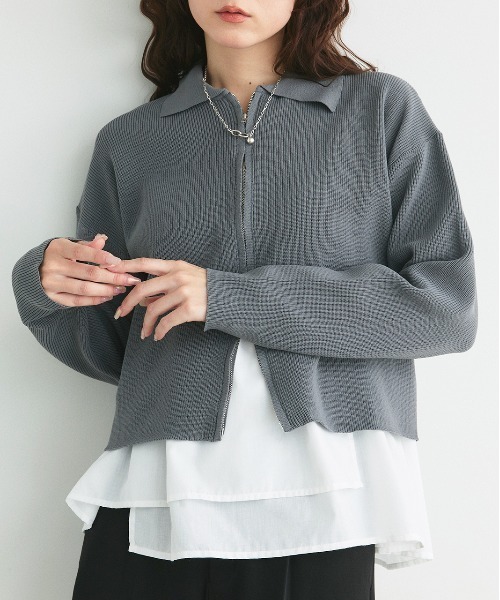 ad thie（アドティエ） タンクトップ ノースリーブ アシメギャザー