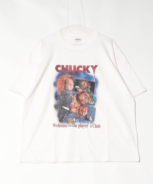 tシャツ 「CHUCKY / チャッキー」POSTER DESIGN PRINT TEE / ポスター風デザインプリントTシャツ レディース メンズ