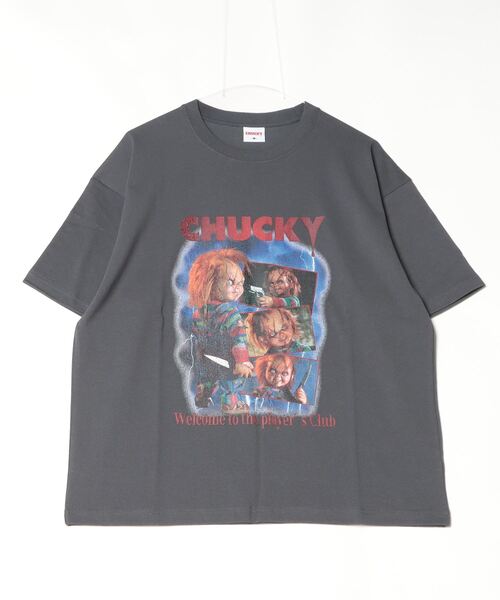 tシャツ 「CHUCKY / チャッキー」POSTER DESIGN PRINT TEE / ポスター風デザインプリントTシャツ レディース メンズ TETE HOMME tシャツ 「CHUCKY / チャッキー」POSTER DESIGN