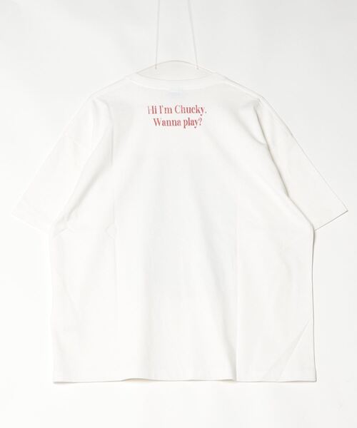 tシャツ 「CHUCKY / チャッキー」POSTER DESIGN PRINT TEE / ポスター風デザインプリントTシャツ レディース メンズ CHUCKY / チャッキー】POSTER DESIGN PRINT TEE / ポスター風