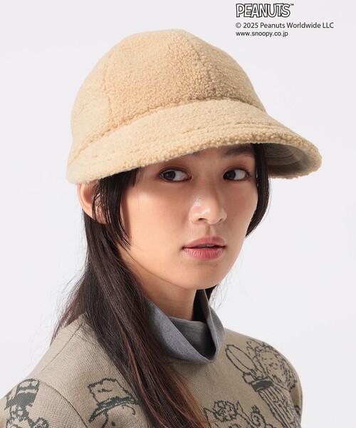BEAMS GOLF（ビームス ゴルフ） キャップ 帽子 つば広 ボア キャップ
