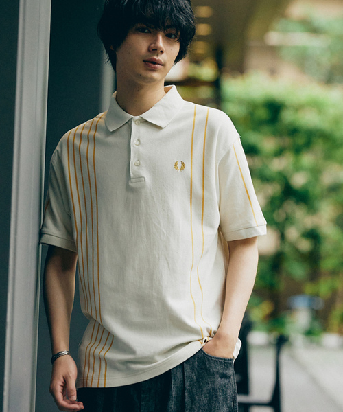 Fred Perry ホワイト ポロシャツ 半袖 大きいサイズ メンズ FRED PERRY フレッドペリー 半袖ポロシャツ