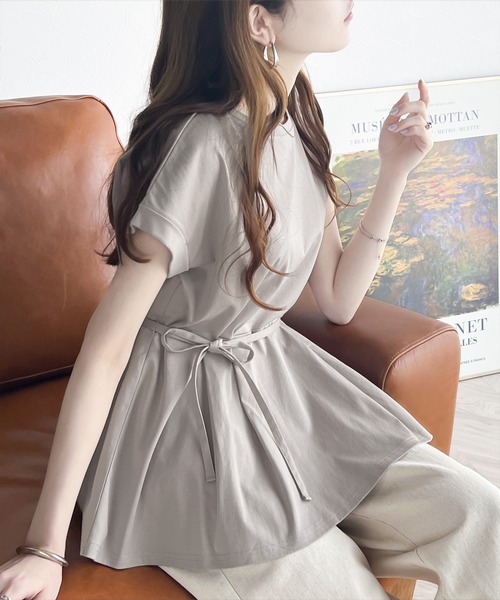 「classicalelf」 半袖カットソー LARGE ブラック レディース