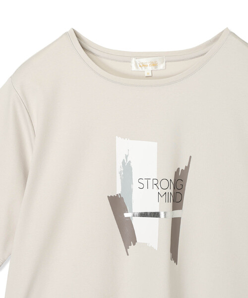FORME　UVカットTシャツ　ホワイト　白　LADIES A/C DESIGN BY ALPHA CUBIC tシャツ 2025春夏「接触冷感・UV