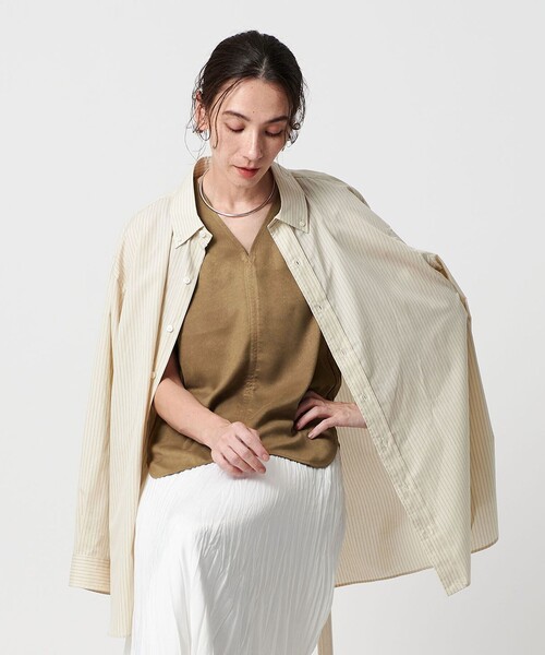 BEAUTY＆YOUTH UNITED ARROWS tシャツ ポリエステル スエード