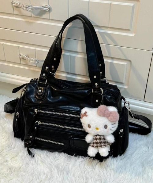 ショルダーバッグ バッグ 2WAY大容量マルチポケットショルダーバッグ