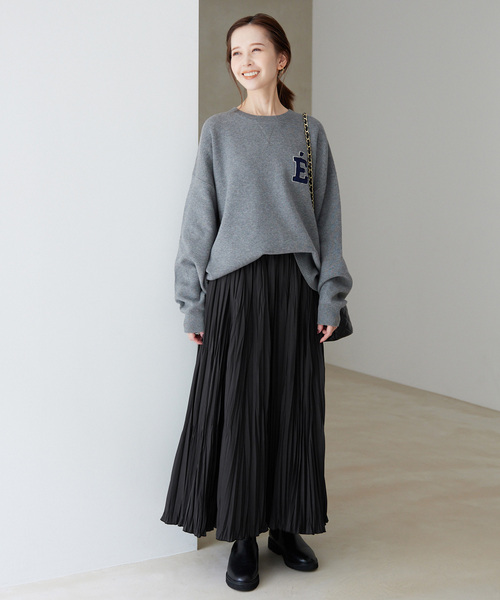 【美品】SLOBE IENA ブラック プリーツロングスカート SLOBE IENA 「SLOBE IENA」 プリーツスカート FREE ブラック