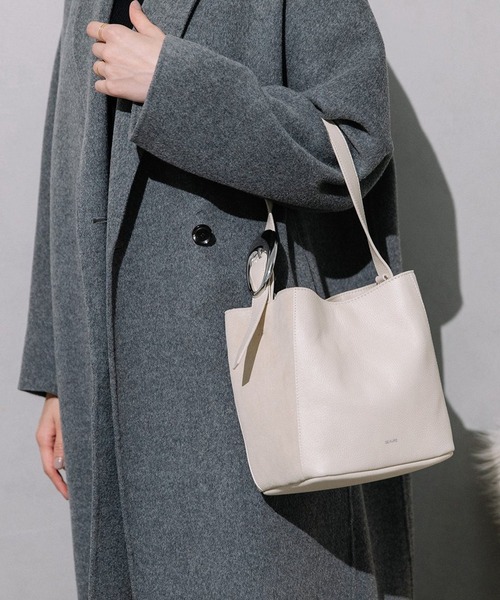 Beau're（ヴュレ） トートバッグ 「BEAURE」カウレザー ショルダー付