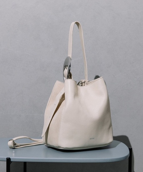 Beau're（ヴュレ） トートバッグ 「BEAURE」カウレザー ショルダー付