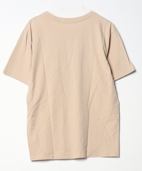 「Calvin Klein」 半袖Tシャツ M ベージュ メンズ