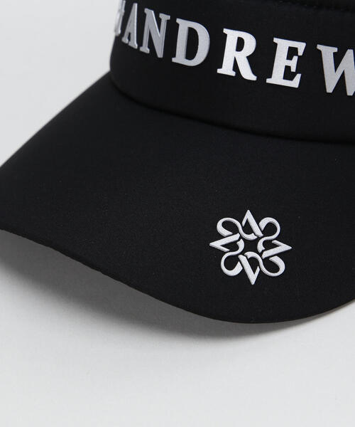 St ANDREWS ホワイト バイザー　リボン付き　レディース St ANDREWS ホワイト バイザー リボン付き レディース - メルカリ