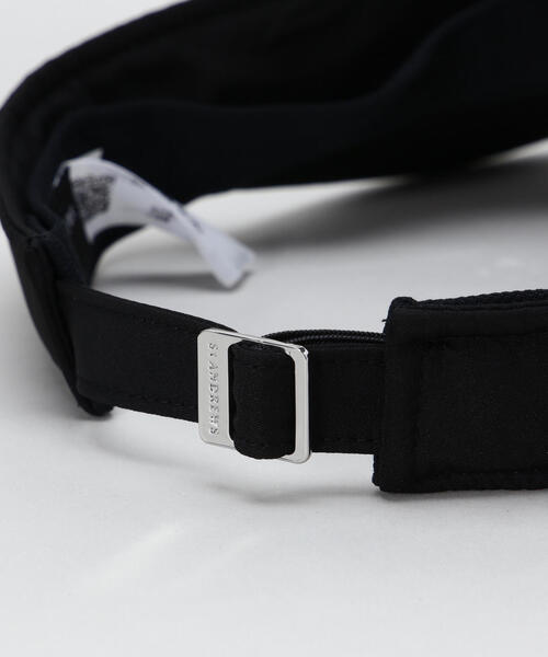 St ANDREWS ブラック バイザー フリーサイズ TPUロゴバイザー (UNISEX) | St ANDREWS（セントアンドリュース
