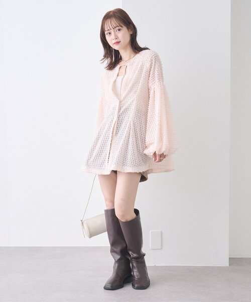 フリンジシェイプチュニック　mystic akane__11.1】フリンジシェイプチュニック（チュニック