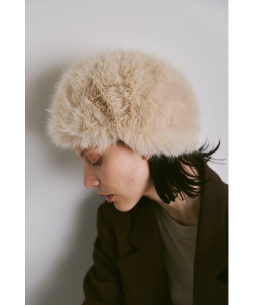 un/neu 帽子 ハット ボリュームファーハット レディース : ZOZOTOWN