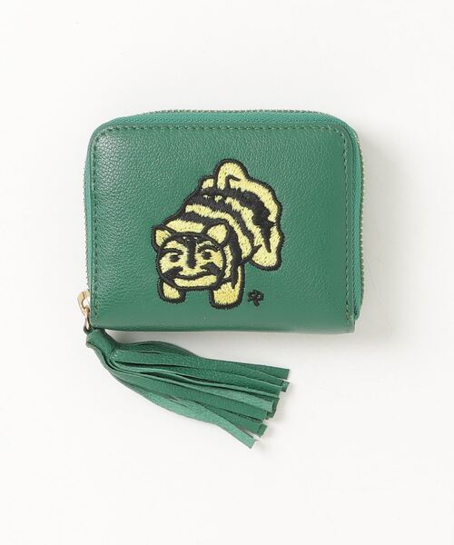 虎屋ういろ×perche(ペルケ)×earジャバラ折り財布 グリーン 虎屋ういろ×perche(ペルケ)×earジャバラ折り財布 グリーン