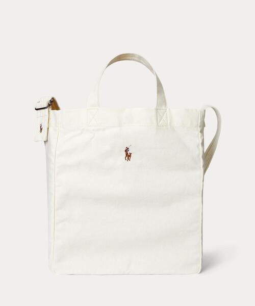 POLO RALPH LAUREN キャンバス ショッパートートバッグ POLO RALPH LAUREN トートバッグ キャンバス ショッパー トート