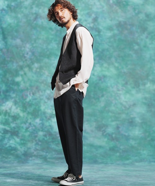 「Jih Nunc」 イージーパンツ S ブラック メンズ_画像6