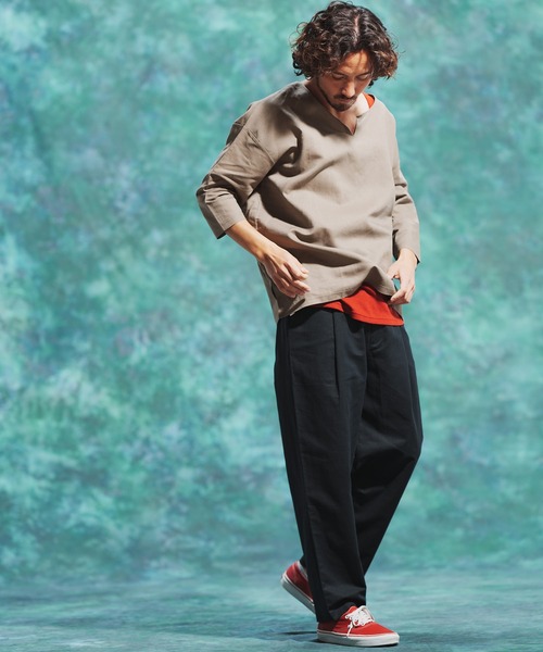 「Jih Nunc」 イージーパンツ S ブラック メンズ_画像8