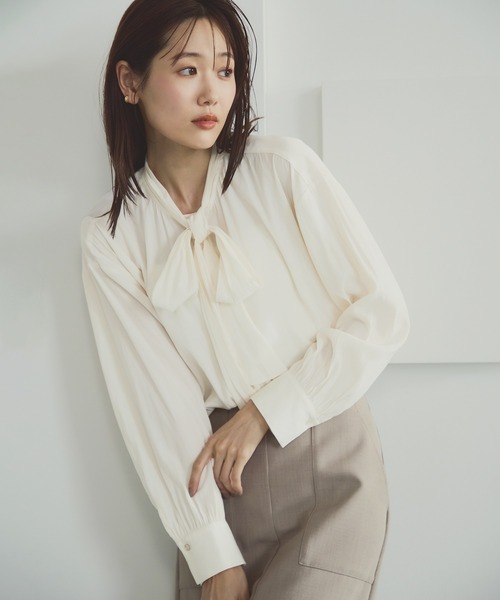 ROPE' PICNIC（ロペ ピクニック） ブラウス シャツ カッセンリボン