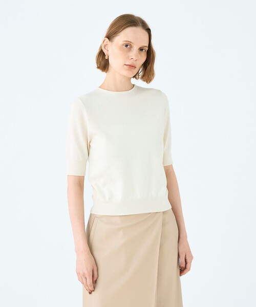 Ballsey（ボールジィ） ニット セーター パールコンビ バックシャン