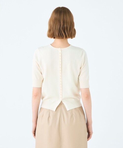 Ballsey（ボールジィ） ニット セーター パールコンビ バックシャン