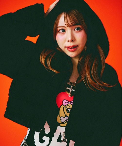 GALFY（ガルフィー） コート アウター GALFY-ギャルもこふわブルゾン