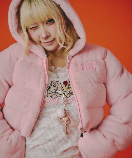 GALFY（ガルフィー） コート アウター GALFY-ギャルもこふわブルゾン