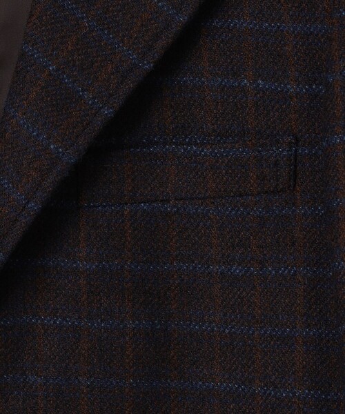 ジャケット テーラードジャケット 「LOVAT / ラバット」カントリーチェック ツイードジャケット / Authentic-Fit メンズの画像