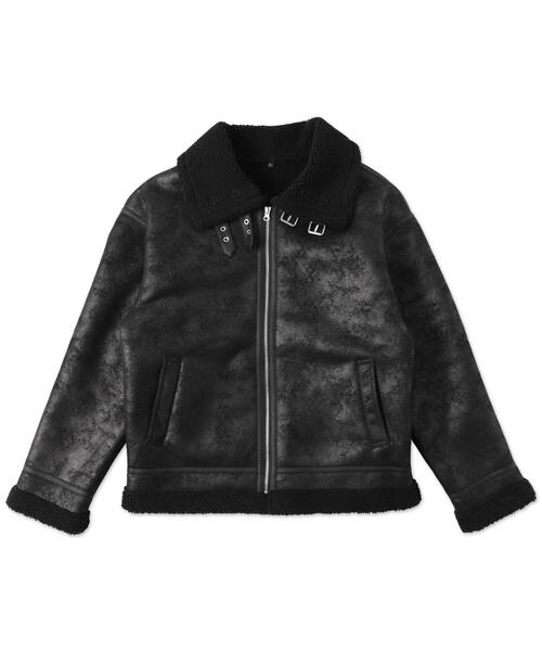 「WEGO」 「suggestion」ブルゾン MEDIUM アイボリー メンズ_画像4