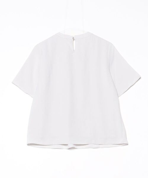 「RHYME」 半袖ブラウス M グレー レディース_画像2