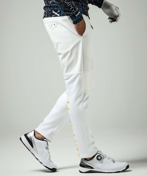 AKM LUXEパンツ LUXE AKM PLUS - ロゴスウェットジョガーパンツ | イージー