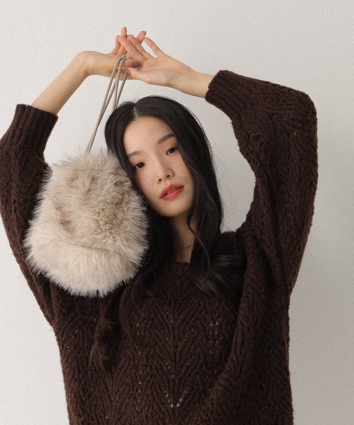 Heather（ヘザー） ショルダーバッグ バッグ 2WAYファーショルダーBAG